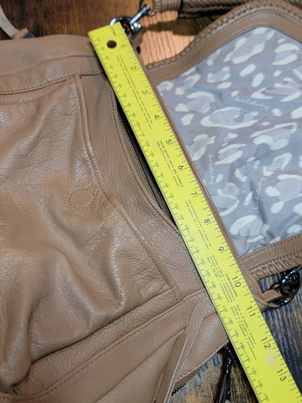 Aimee Kestenberg Tan Leather Shoulder Bag - Picture 9 of 16